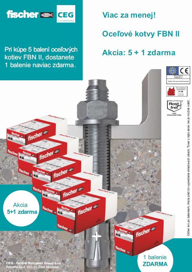 fischer kotvy FBN II akcia