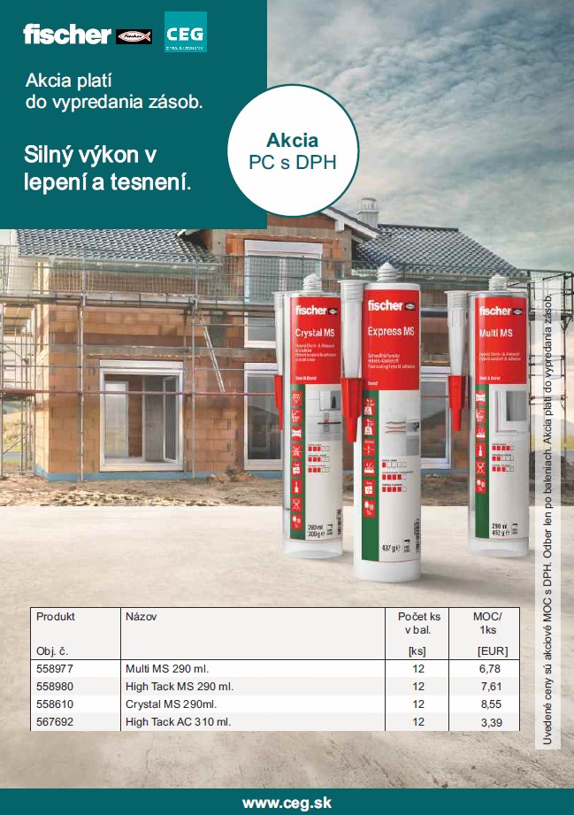 fischer tesnenie a lepenie - lepidla