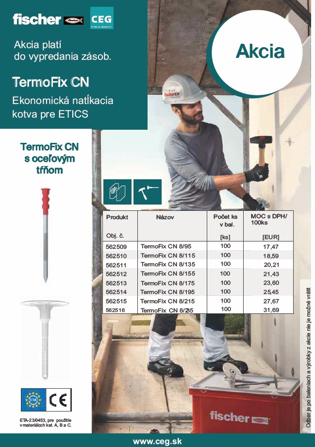 fischer termofix kotva